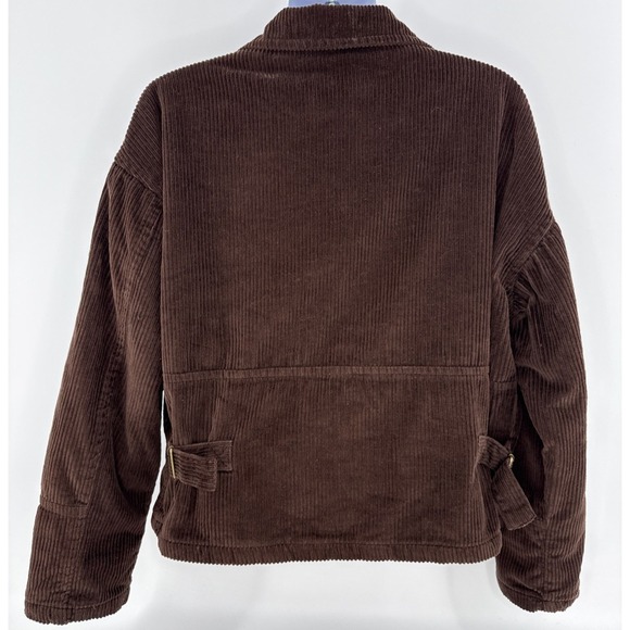 Braetan Corduroy Jacket Women's L Brown Fleece Lined Casual Outerwear - Picture 4 of 9